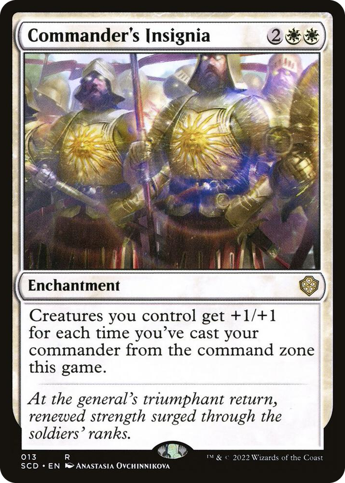 0013 Commander's Insignia R Starter Commander Decks