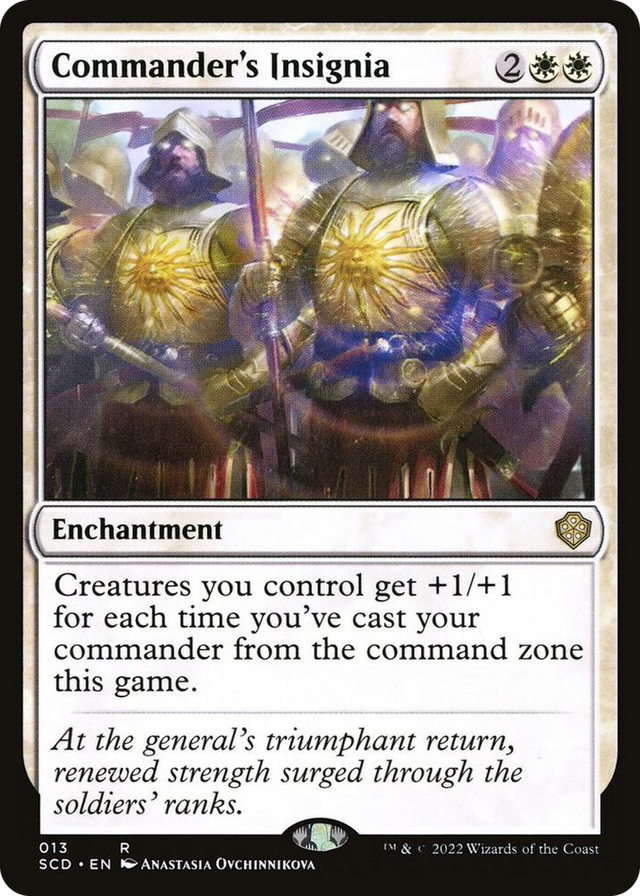 0013 Commander's Insignia R Starter Commander Decks