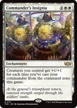 0111 Commander's Insignia R Commander: Tarkir: Dragonstorm