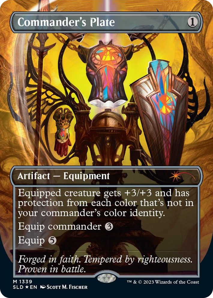 1339 Commander's Plate (1339) M Secret Lair Drop Series