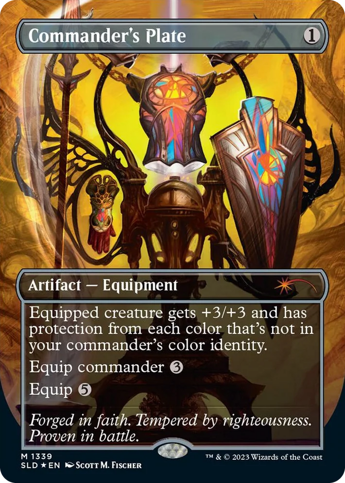 1339 Commander's Plate (1339) M Secret Lair Drop Series