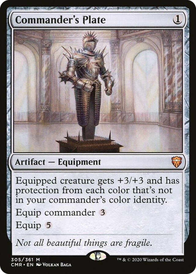 0305 Commander's Plate M Commander Legends