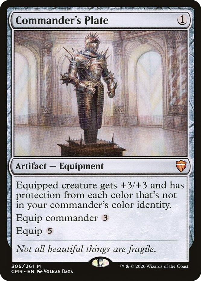 Commander's Plate #305 M - Commander Legends Pokemon card