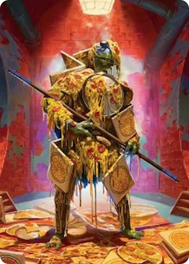 0050 Commander's Plate Art Card S Art Series: Teenage Mutant Ninja Turtles