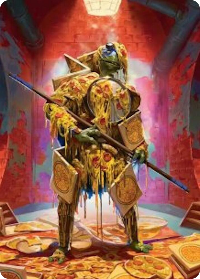 Commander's Plate Art Card #50 S - Art Series: Teenage Mutant Ninja Turtles Pokemon card