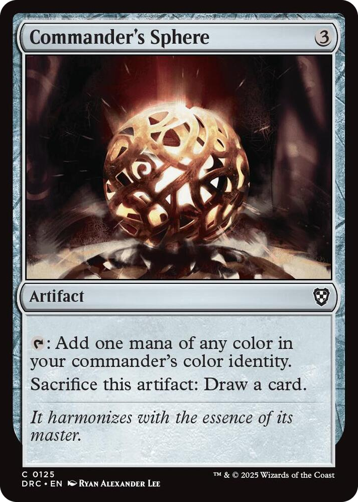 0125 Commander's Sphere C Commander: Aetherdrift