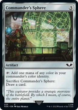 0233 Commander's Sphere (233) (Surge Foil) C Universes Beyond: Warhammer 40,000