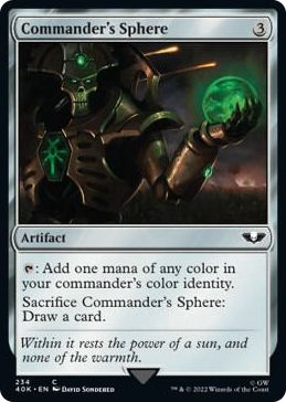 0234 Commander's Sphere (234) C Universes Beyond: Warhammer 40,000