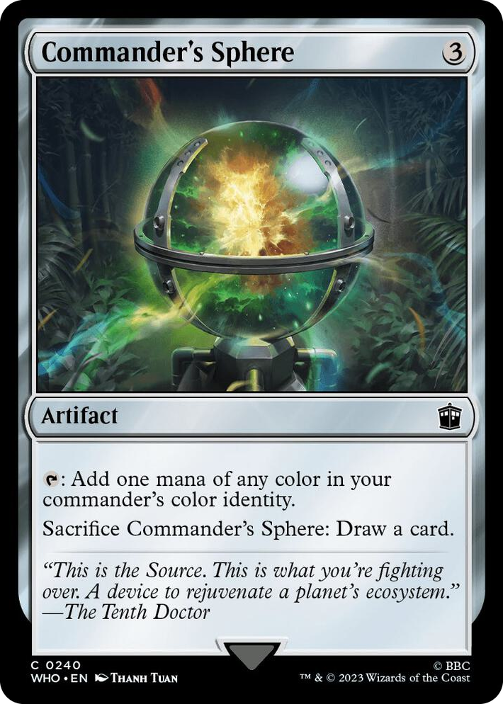0240 Commander's Sphere C Universes Beyond: Doctor Who