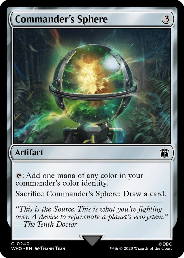 0240 Commander's Sphere C Universes Beyond: Doctor Who
