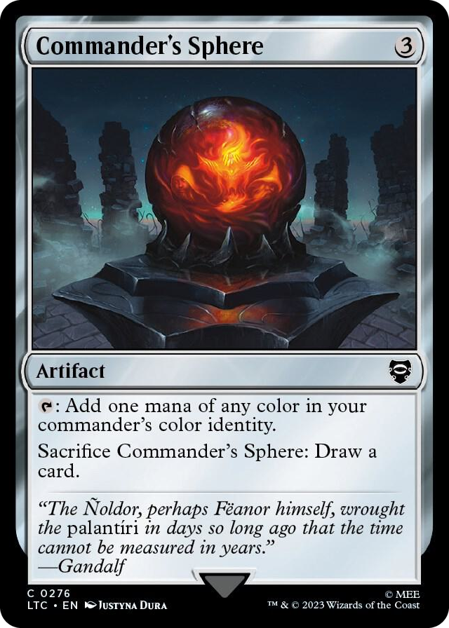 Commander's Sphere #276 C - Commander: The Lord of the Rings: Tales of Middle-earth Pokemon card