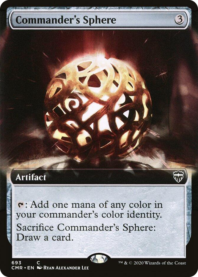 0693 Commander's Sphere (Extended Art) C Commander Legends