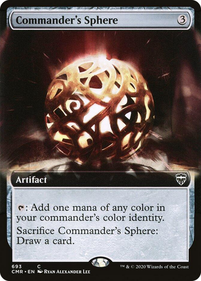 0693 Commander's Sphere (Extended Art) C Commander Legends