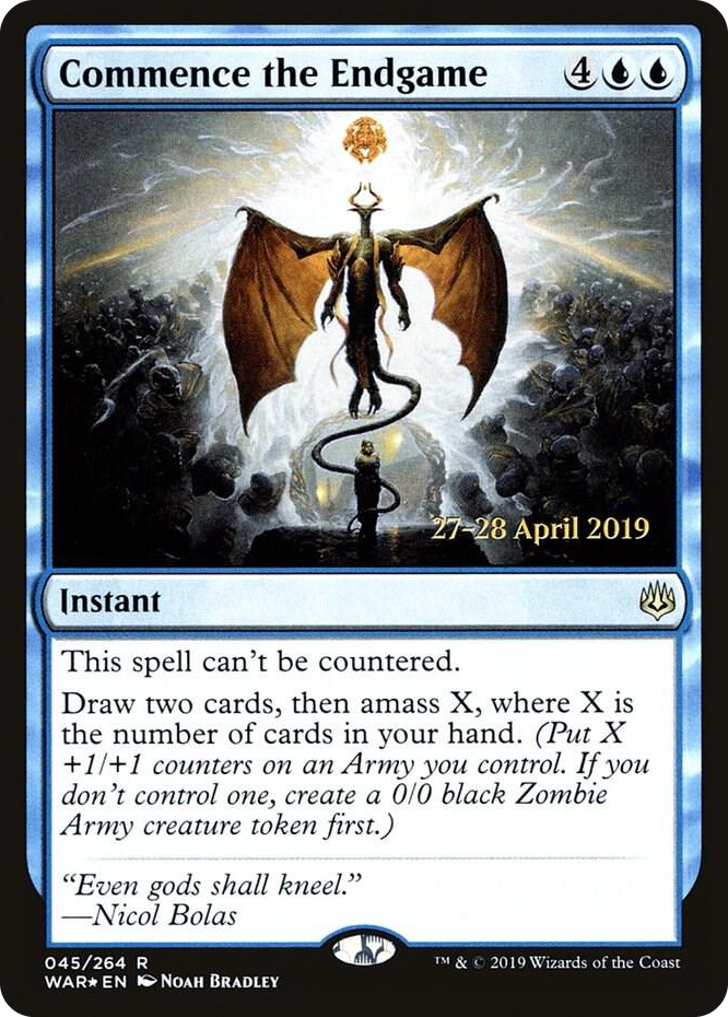 0045 Commence the Endgame R Prerelease Cards