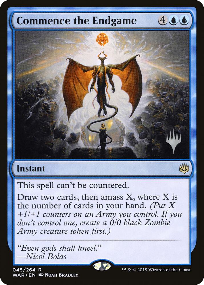 0045 Commence the Endgame R Promo Pack: Throne of Eldraine