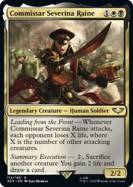 0112 Commissar Severina Raine R Universes Beyond: Warhammer 40,000