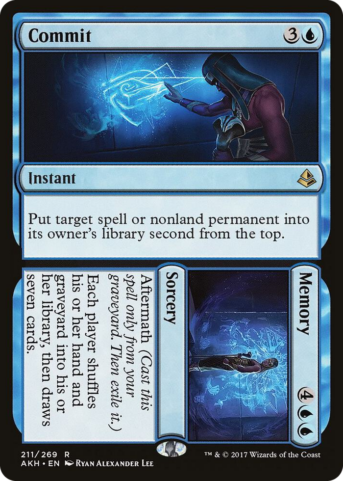 Commit // Memory #211 R - Amonkhet Pokemon card