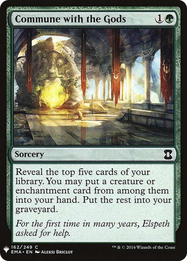 0162 Commune with the Gods C The List Reprints