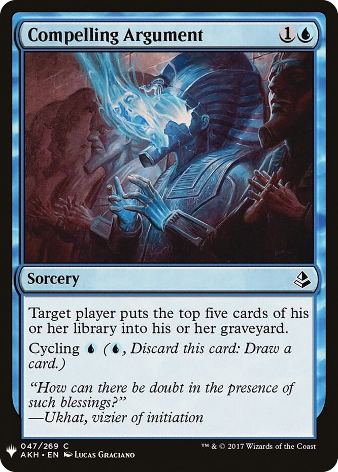 0047 Compelling Argument C The List Reprints