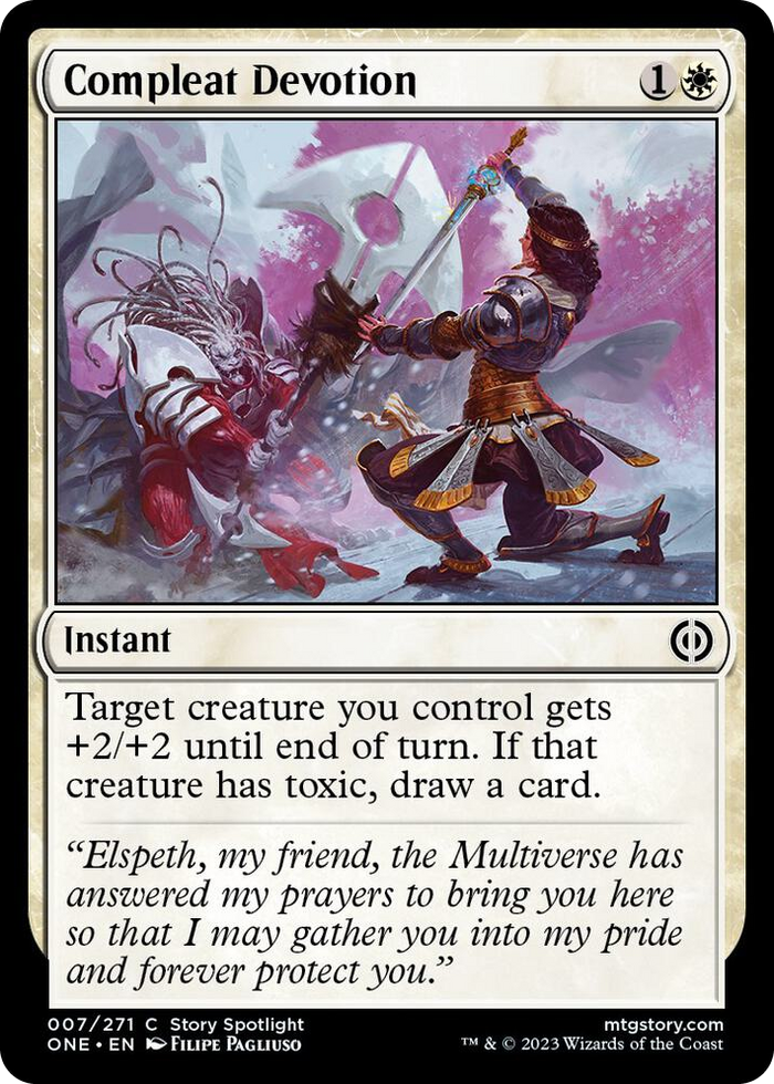 Compleat Devotion #7 C - Phyrexia: All Will Be One Pokemon card