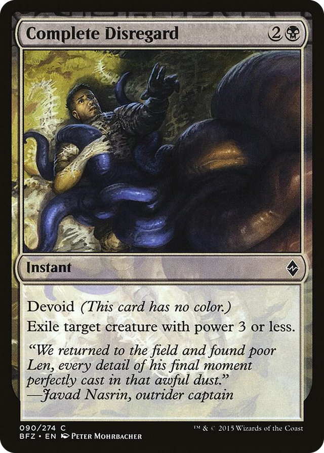 0090 Complete Disregard C Battle for Zendikar