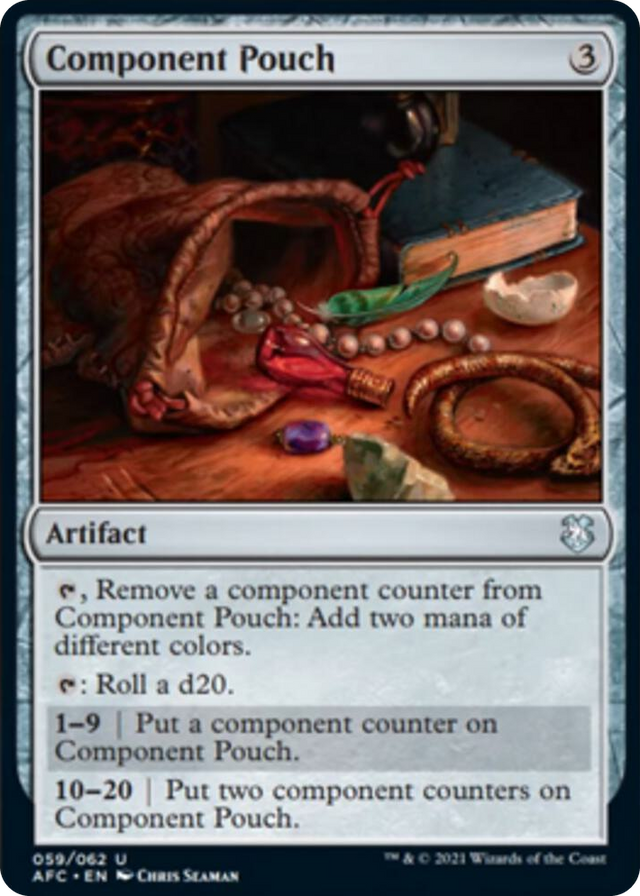 0059 Component Pouch U Commander: Adventures in the Forgotten Realms