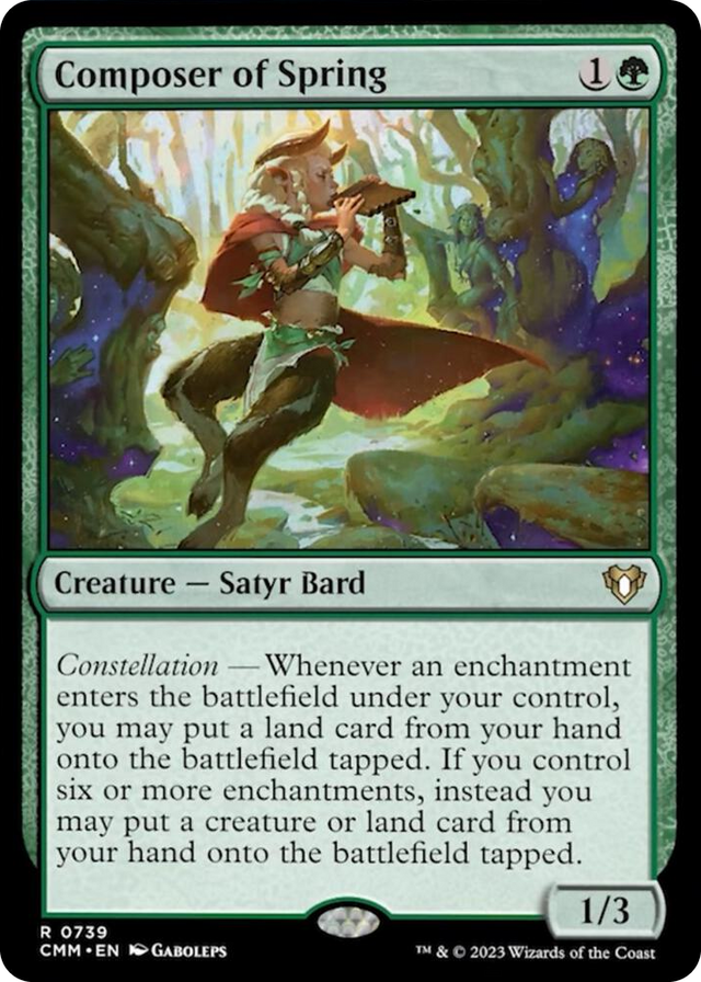 0739 Composer of Spring R Commander Masters