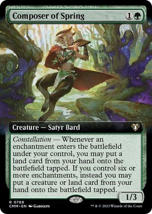 0769 Composer of Spring (Extended Art) R Commander Masters