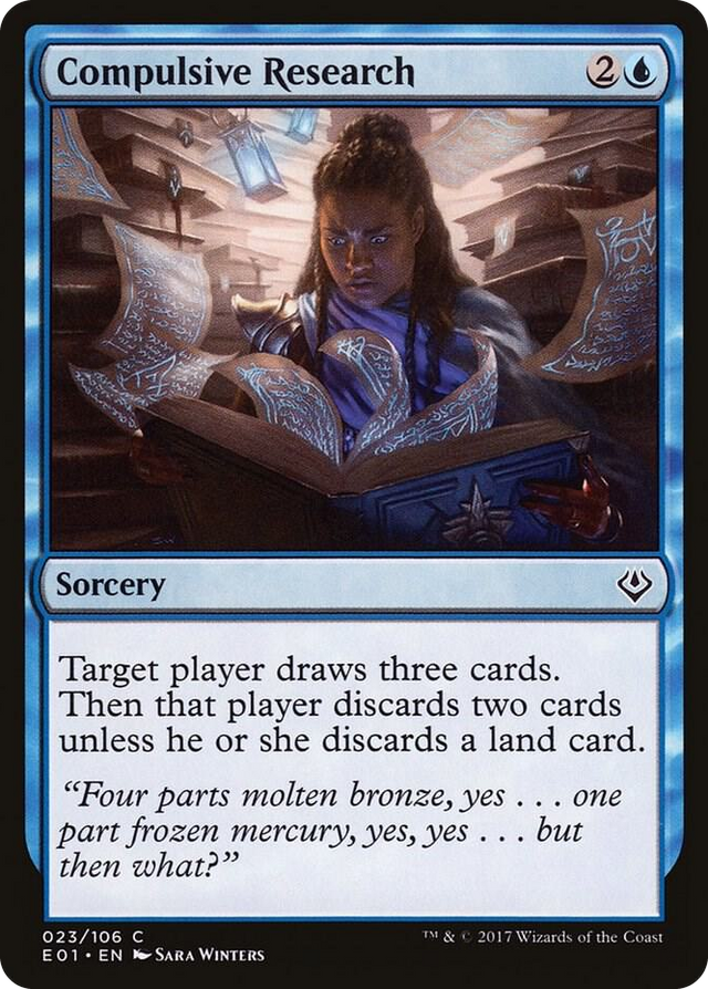 0023 Compulsive Research C Archenemy: Nicol Bolas