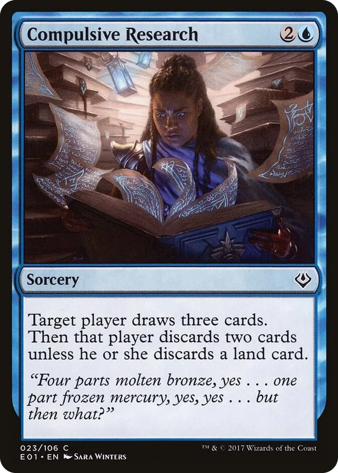 0023 Compulsive Research C Archenemy: Nicol Bolas