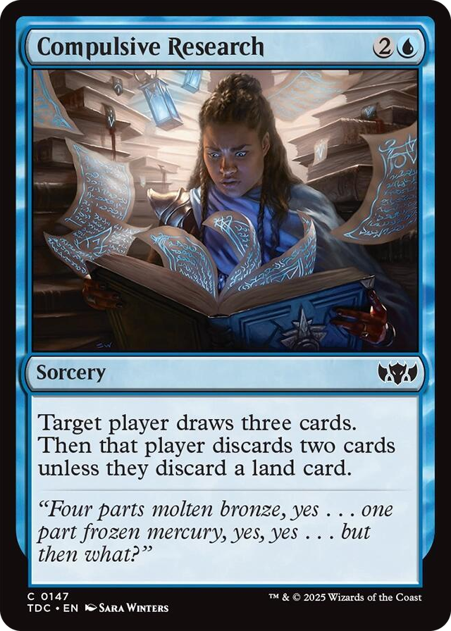 0147 Compulsive Research C Commander: Tarkir: Dragonstorm