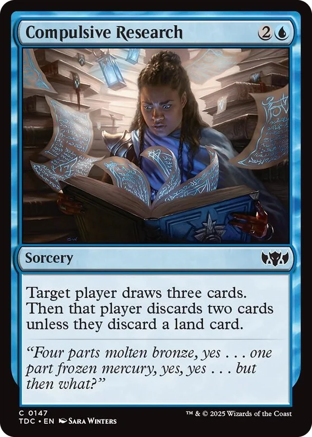 0147 Compulsive Research C Commander: Tarkir: Dragonstorm