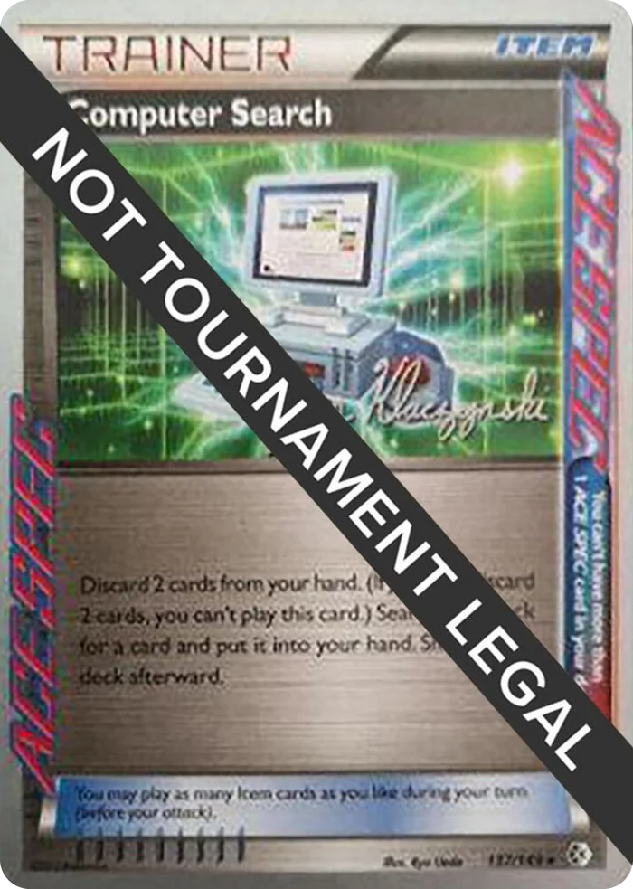 0137 Computer Search - 2013 (Jason Klaczynski) Rare World Championship Decks