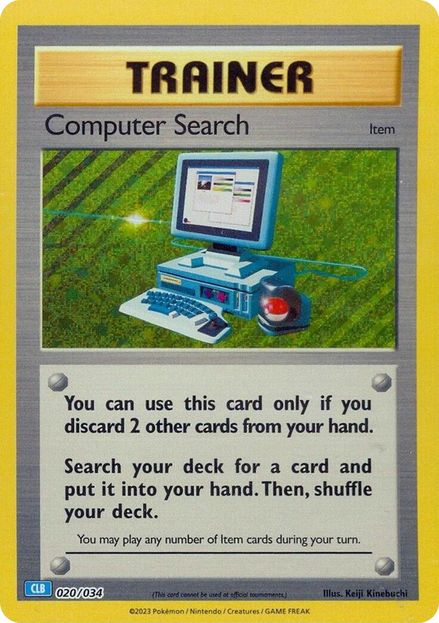 0020 Computer Search (CLB) Classic Collection Trading Card Game Classic