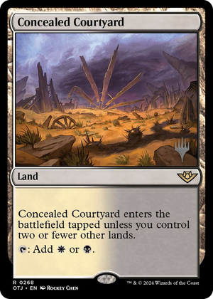 0268 Concealed Courtyard R Promo Pack: Outlaws of Thunder Junction