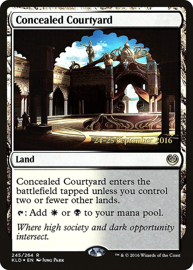 0245 Concealed Courtyard (KLD) R Prerelease Cards