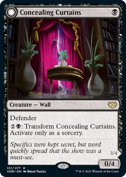 0101 Concealing Curtains R Innistrad: Crimson Vow