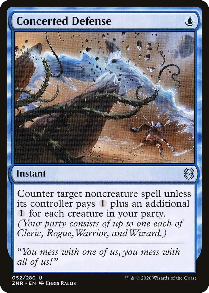 0052 Concerted Defense U Zendikar Rising