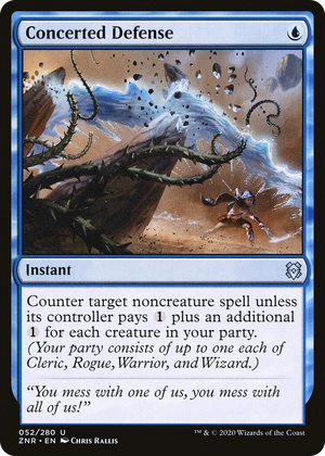 0052 Concerted Defense U Zendikar Rising