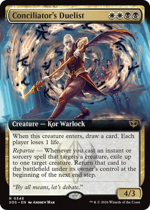 0348 Conciliator's Duelist (Extended Art) R Secrets of Strixhaven