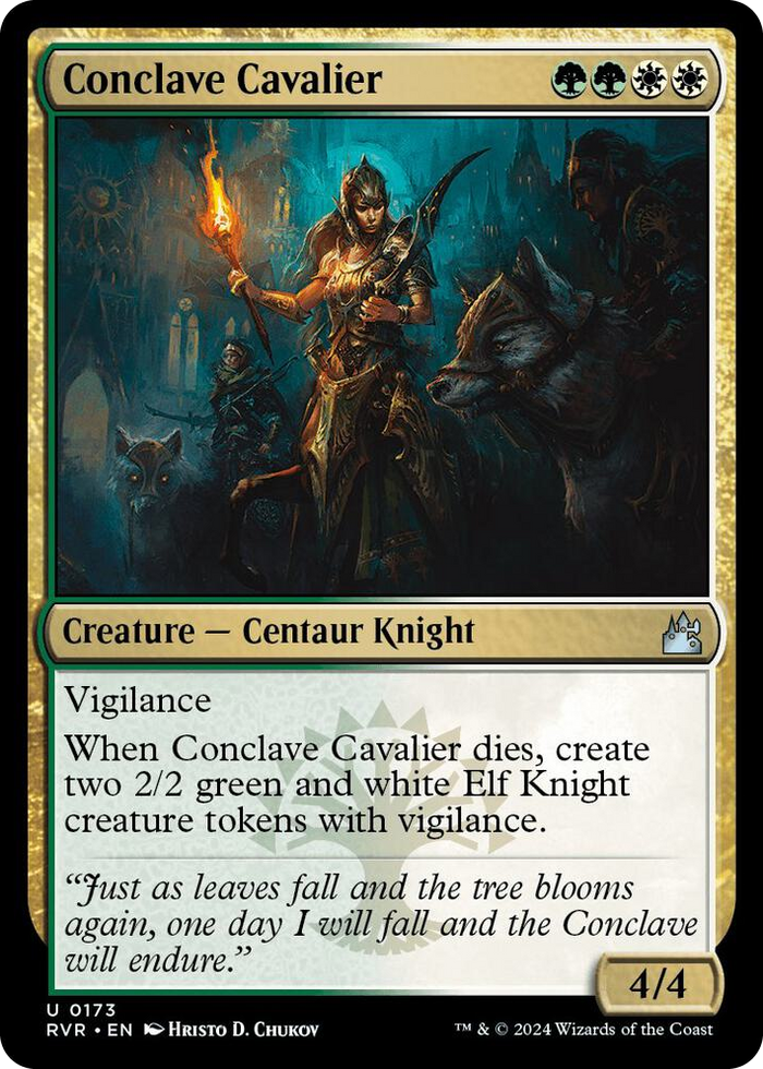 Conclave Cavalier #173 U - Ravnica Remastered Pokemon card