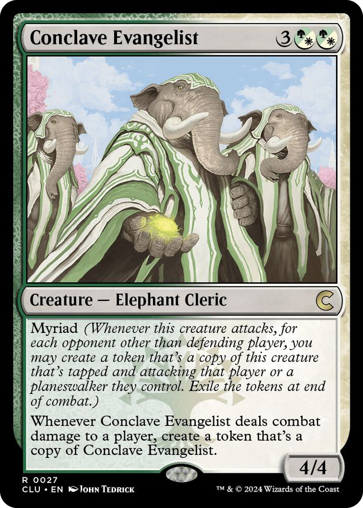 0027 Conclave Evangelist R Ravnica: Clue Edition
