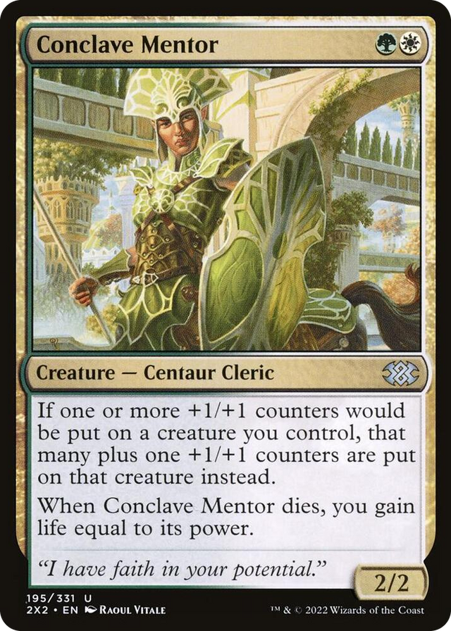 0195 Conclave Mentor U Double Masters 2022