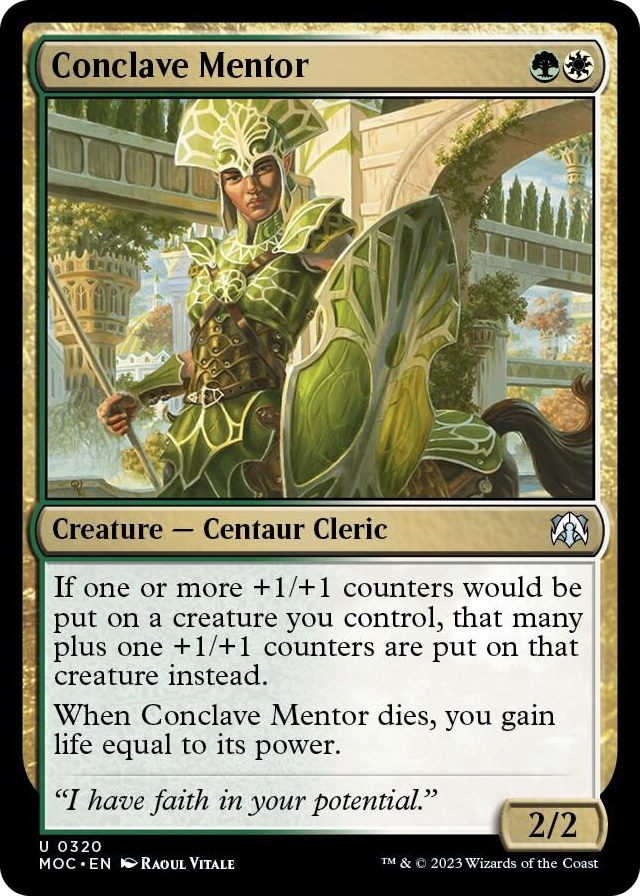 0320 Conclave Mentor U Commander: March of the Machine
