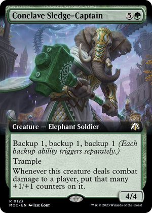 0123 Conclave Sledge-Captain (Extended Art) R Commander: March of the Machine
