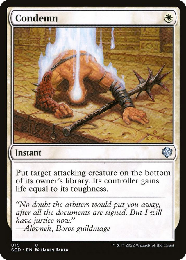 0015 Condemn U Starter Commander Decks