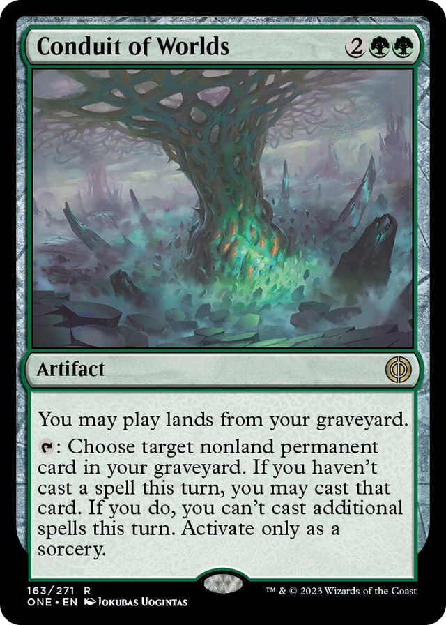 0163 Conduit of Worlds R Phyrexia: All Will Be One