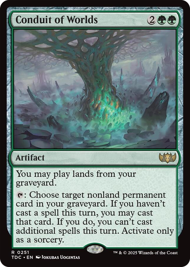 0251 Conduit of Worlds R Commander: Tarkir: Dragonstorm