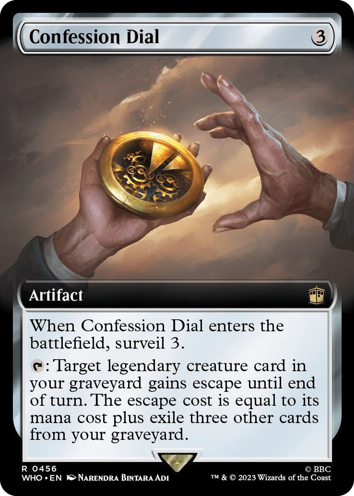 0456 Confession Dial (Extended Art) R Universes Beyond: Doctor Who