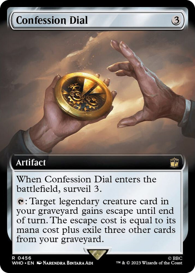 0456 Confession Dial (Extended Art) R Universes Beyond: Doctor Who